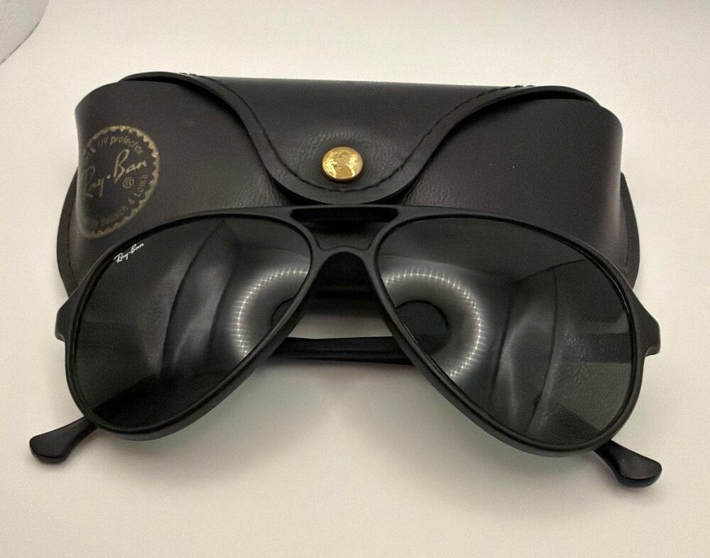Vintage Ray-Ban Bausch & Lomb Cats Sunglasses, Black, Made In France